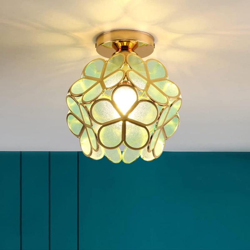 Modern Minimalist Scandinavian E27 Ceiling Light For Entryway, Hallway, Balcony, Bedroom, Green