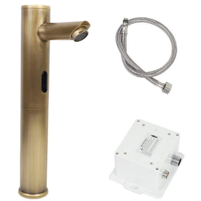 Robinet Intelligent À Capteur Infrarouge, En Laiton, Avec Distribution Automatique D'Eau Chaude Et Froide. (sku Produit : 98412645 Sku Offre : Mwj25.11.4-1)