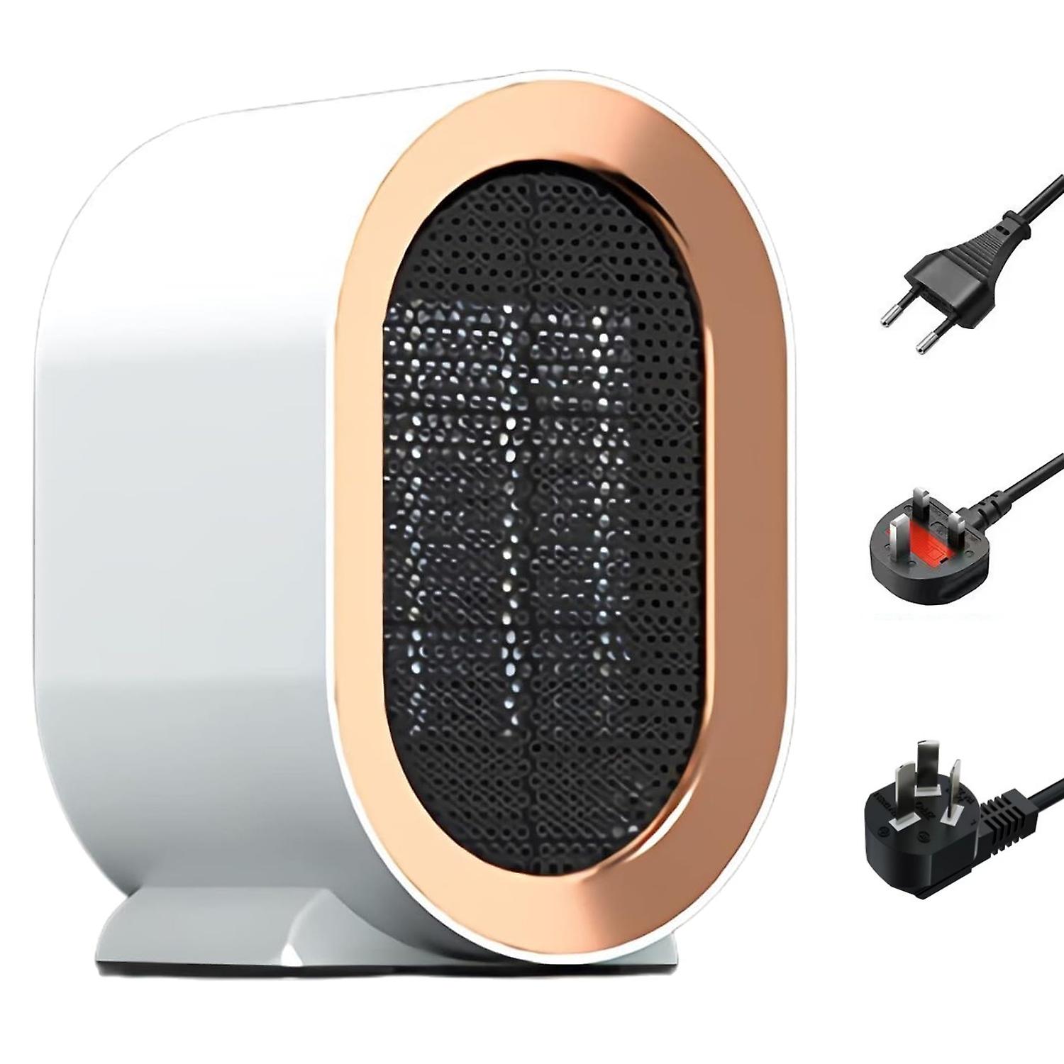 1200w Portable Ceramic Heater, Fast Heating Electric Fan Heater 2 Modes Safe Energy Saving Multiple Protection Overheating