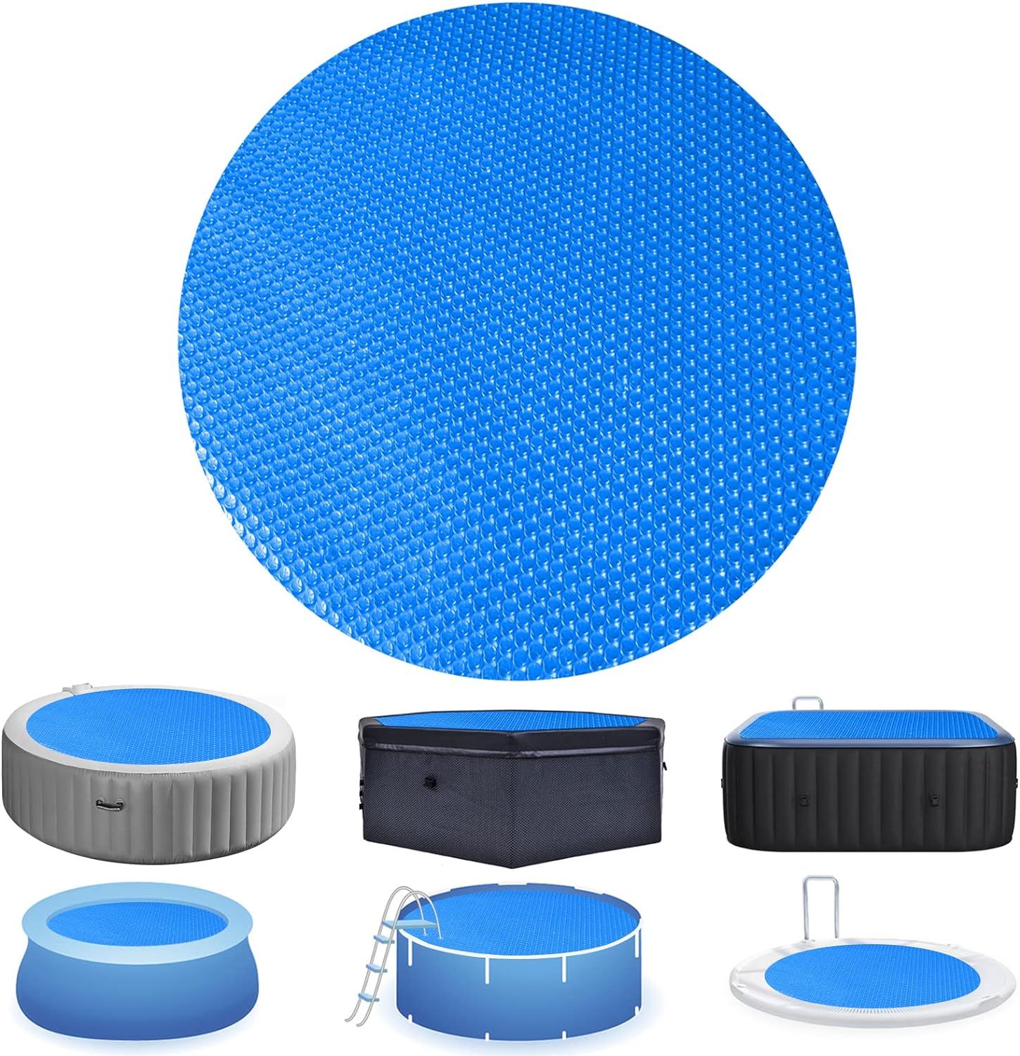 Cubierta Para Piscina Al Aire Libre, Cubierta Para Piscina De Pe, Cubierta Solar Redonda Para Piscina