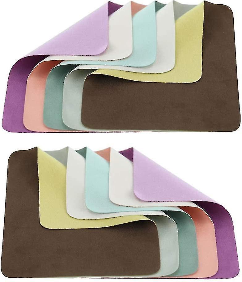Chiffon De Nettoyage En Microfibre, Idéal Pour Nettoyer Les Objectifs D'Appareil Photo, Les Lunettes, Les Écrans De Téléphone, Les Tablettes, Les Dvd Et Les Surfaces Sensibles (lot De 10) Szkyd--