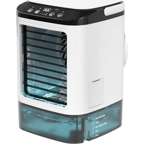 Rafraîchisseur D'Air Portable 4 En 1 – Réservoir 900 Ml – Autonomie 6-9h – Niveau Sonore 36 Db – Technologie Ice Box Boost – Ventilateur Usb