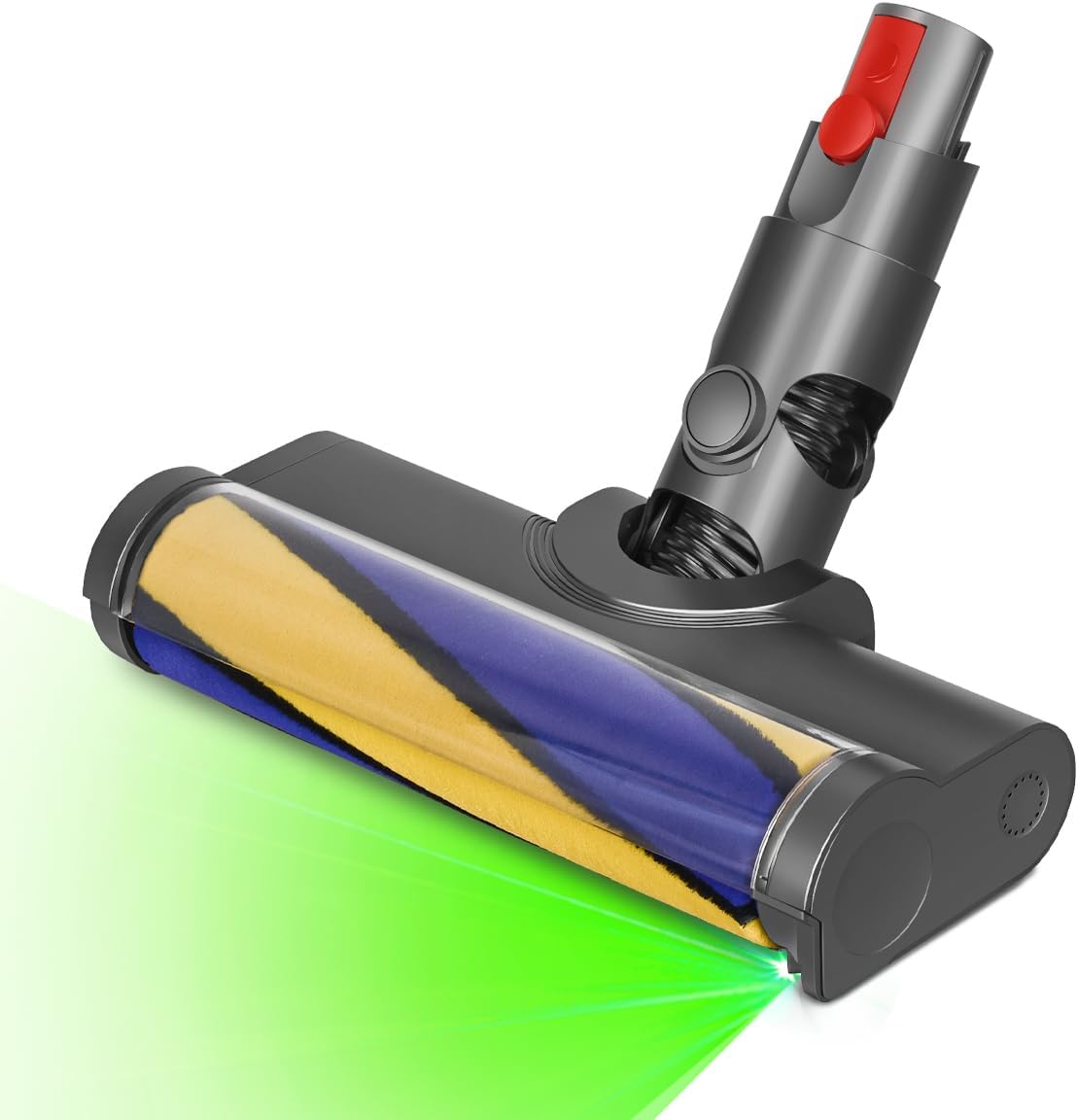 Brosse D’aspirateur Douce À Del Applicable, Compatible Avec Dyson V12 Detect Slim, Idéale Pour Travailler Sur Des Planchers De Bois Franc