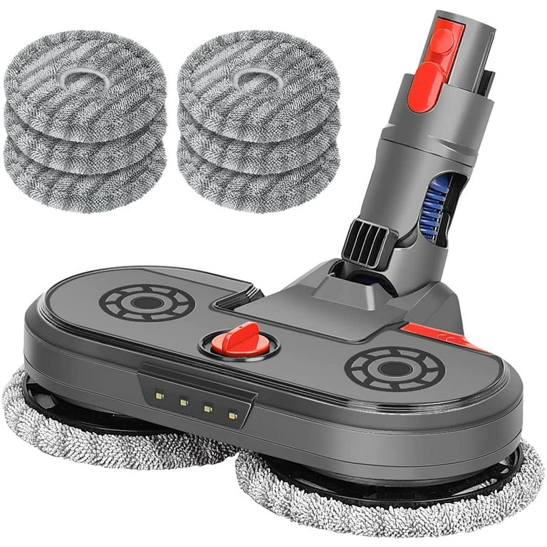 Tête De Balai Électrique Pour Dyson V15 V11 V10 V8 V7 Avec Réservoir D'Eau Intégré, Lumière Led, Balai Lavable, Motif Ours Fraise Électronique