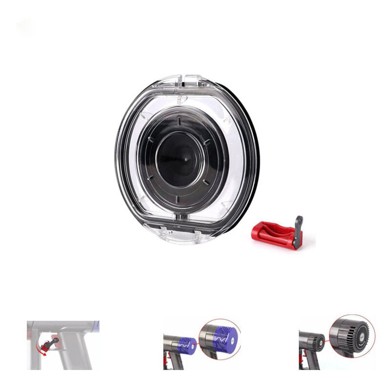 Couvercle De Rechange Pour Dyson V6 Dc58 Dc59 Dc61 Dc62 Dc72 Dc74 Réservoir À Poussière, Rabat De Sol, Sv03 Sv07 Sv09 Couvercle De Rechange Avec Joint Anneau