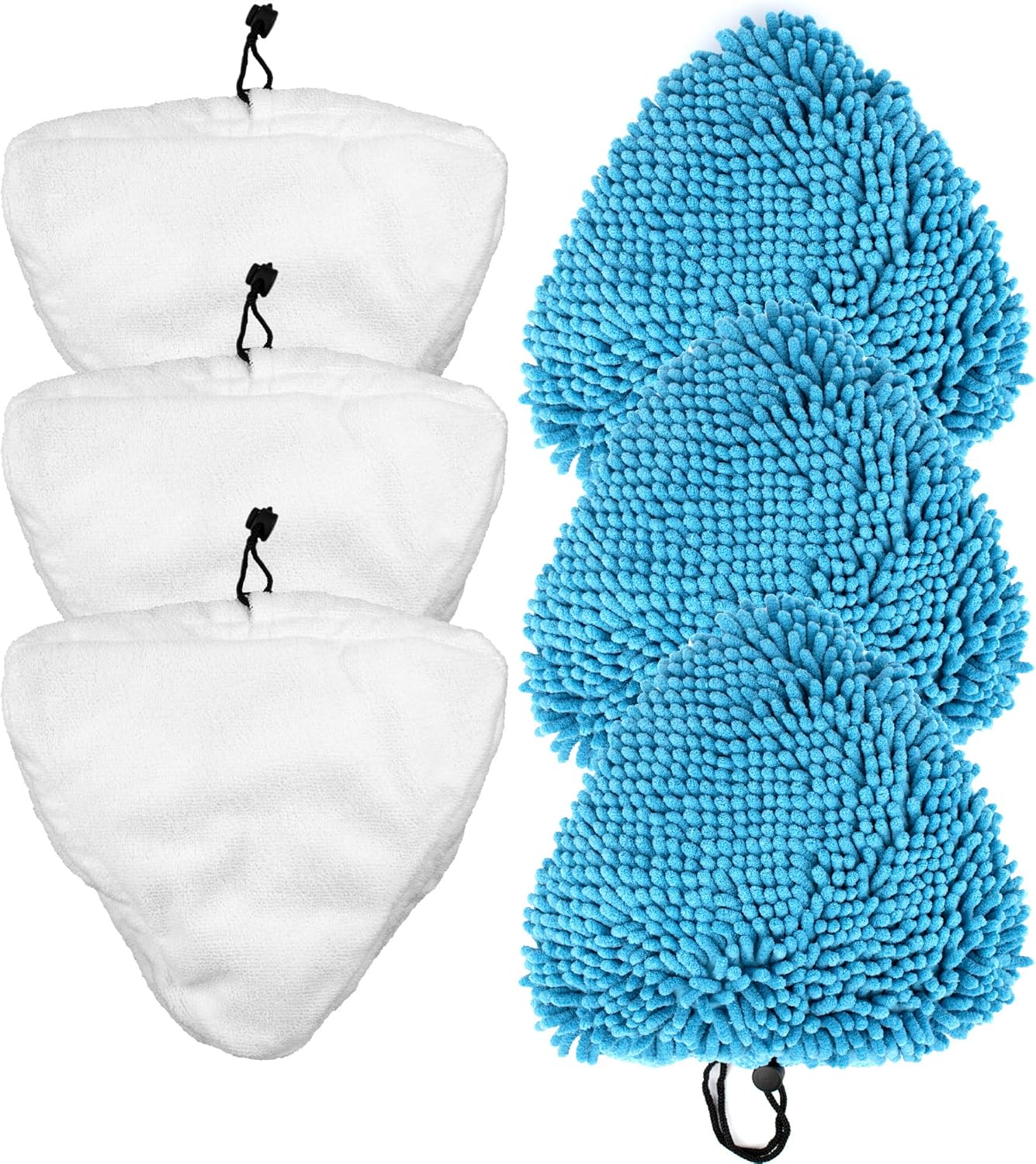 Lot De 6 Chiffons De Rechange Pour Balai Vapeu Compatible Avec Balai Vapeu H2o H20 X5