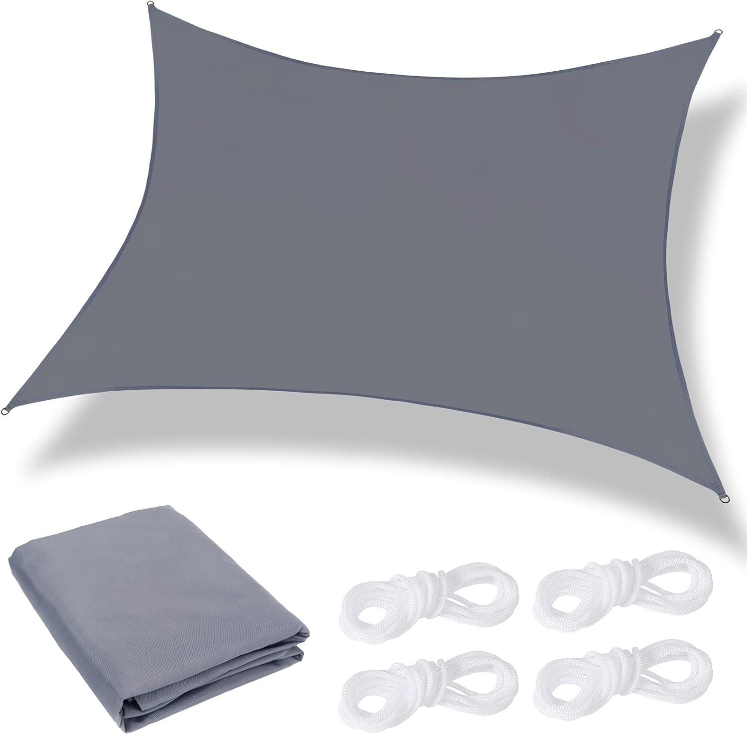 Voile D'Ombrage, Voile Ombrage Imperméable, Protection Uv Avec Coupe-vent Respirant, Toile Pour Pergola Terrasse Balcon Jardin Extérieur , 3 X 3m