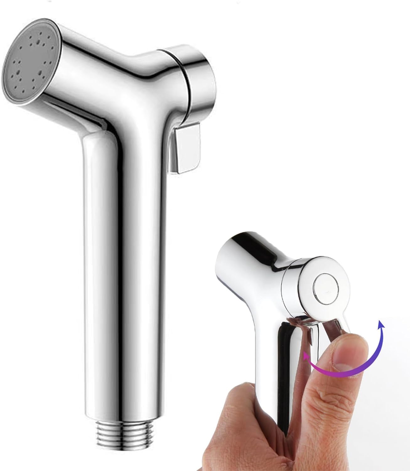 Pulvérisateur De Bidet À Main, Douchette À Main Bidet Douchette Wc Pulvérisateur Réglable Douche De Toilette Portatif Pour Bidet
