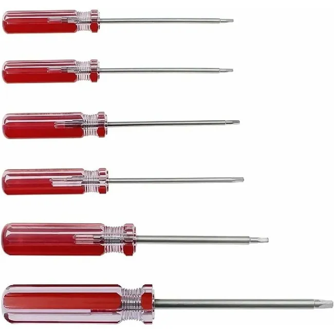 Jeu De 6 Tournevis Triangulaires Magnétiques (embouts De 1,8 Mm, 2,0 Mm, 2,3 Mm, 2,7 Mm, 3,0 Mm Et 4,2 Mm) - Outil De Réparation