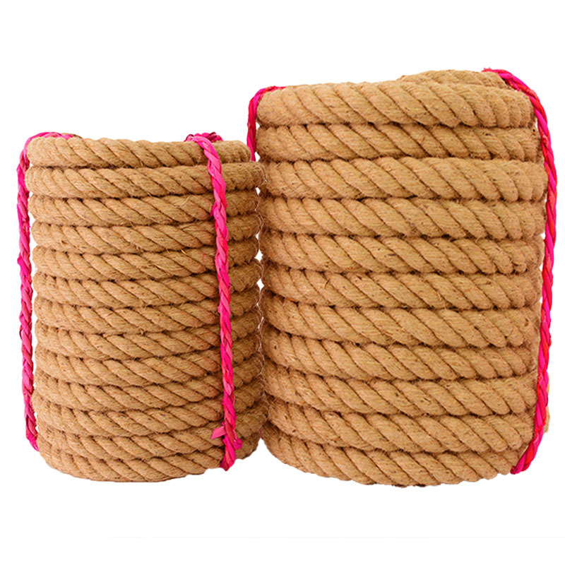 Fil De Jute Minkurow 20m, Fil De Jute Épais 10mm, Fil De Chanvre Pour Emballage, Décoration Intérieure, Travail Du Bois