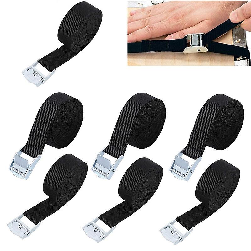 10pcs Lashing Straps Car Roof Rack Straps Cam Buckle Tie Down Strap