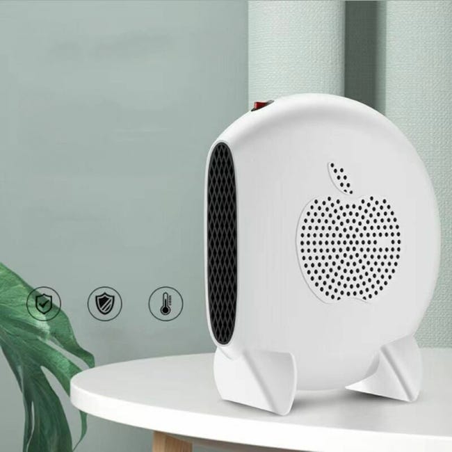 Chauffage D'Espace Portable, Mini Radiateur Soufflant De Bureau, Petit Radiateur Électrique Personnel Pour Chambre À Coucher