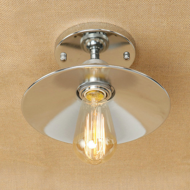 Lampe Rétro Avec Revêtement En Métal, Lampe De Liaison Pour Couloir De Loft, Bar Avec Lampe Led (type C)