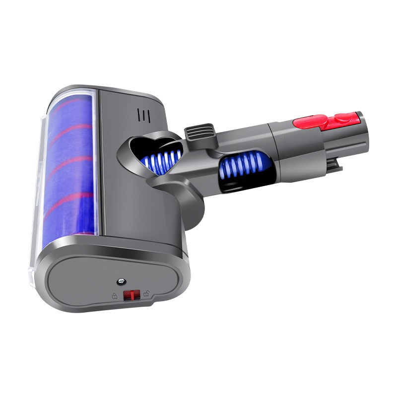 Tête De Brosse Rotative Souple De Rechange Pour Aspirateurs Sans Fil Dyson V7 V8 V10 V11 V15, Accessoire Brosse Pour Sols Avec Phares Led