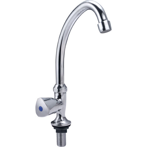 Noyon & Thiebault – Robinet De Lavabo Col De Cygne Haut – Finition Métal – Hauteur Sous Bec 30cm – Design Moderne Pour Salle De Bain Élégante