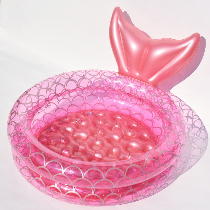 Children's Pink Inflatable Swimming Pool