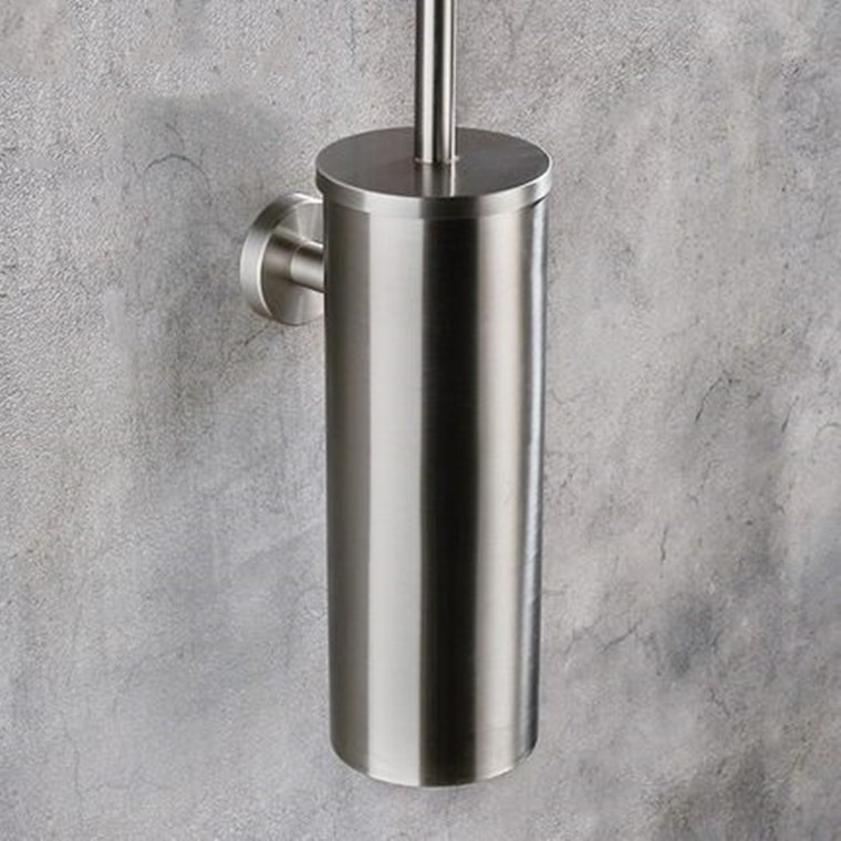 Porte Brosse Toilette Acier Inoxydable Brosse Wc Mural Facile Installé Parfait Pour Salle De Bains Toilettes Wc Imperméable Facile À Nettoyer