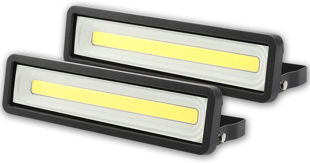 Lot De 2 Projecteur Led Exterieur 50w 4000lm,spot Led Extérieur 220v Puissant Ip66 Etanche,eclairage De Sécurité 5000k Blanc Froid Pour Terrasse