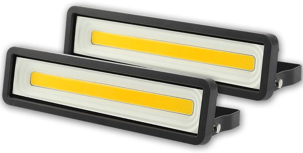 Lot De 2 Projecteur Led Exterieur 50w 4000lm,spot Led Extérieur 220v Puissant Ip66 Etanche,eclairage De Sécurité 3000k Blanc Chaud Pour Terrasse