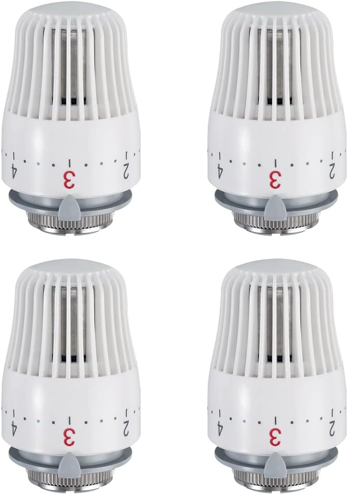 Lot De 4 Jeux De Thermostats, Chacun Remplaçant Le Thermostat De Radiateur