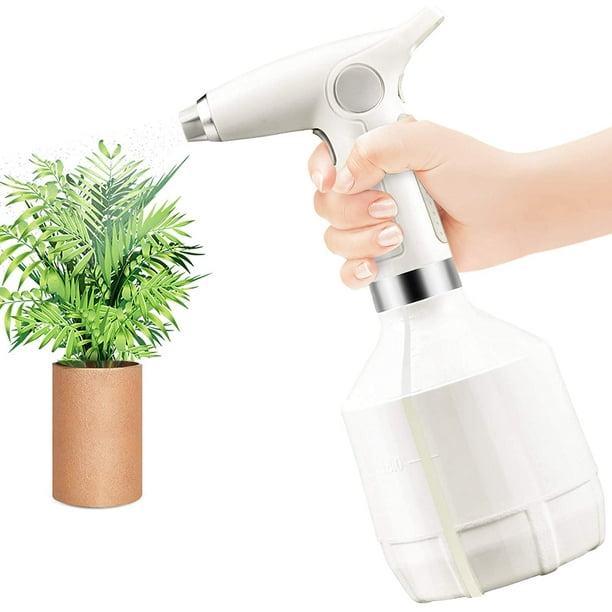 Arroseur Portatif, Batterie Li-ion Rechargeable, Flacon Pulvérisateur D'Eau De 975 Ml (33 Oz) Avec Buse Réglable Et Poignée Ergonomique Pour Le Jardinage D'Intérieur, Le Rafraîchissement Et Le Nettoya