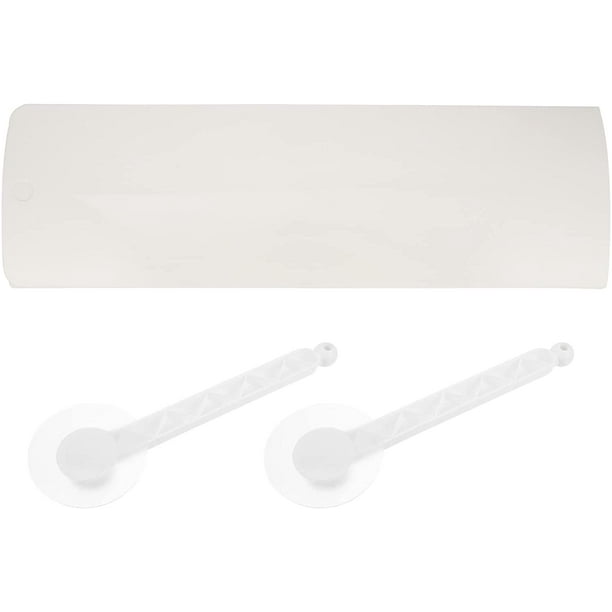Adjustable Air Conditioner Deflector Wall Mounted Air Wing Air Cooled Baffle Wind Direction Telescopic Windshield For Home White