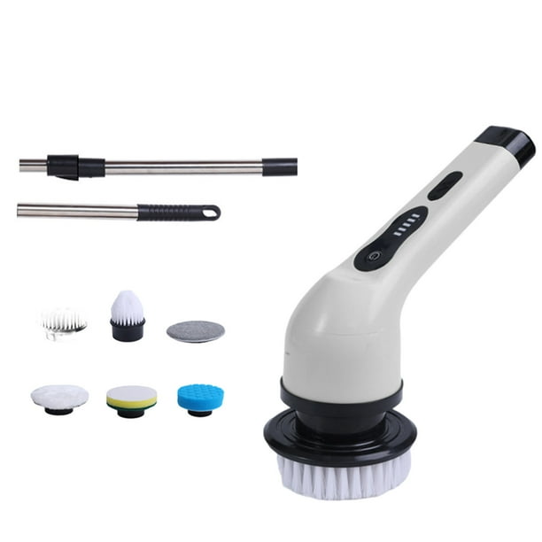 Dvkptbk Electric Spin Scrubbers, New Wireless Cleaning Spin Brush With 6 Replaceable Brush Head, Power Scrubbers For Bathroom, Kitchen, Tile Electric Spin Scrubbers Mop On Clearance