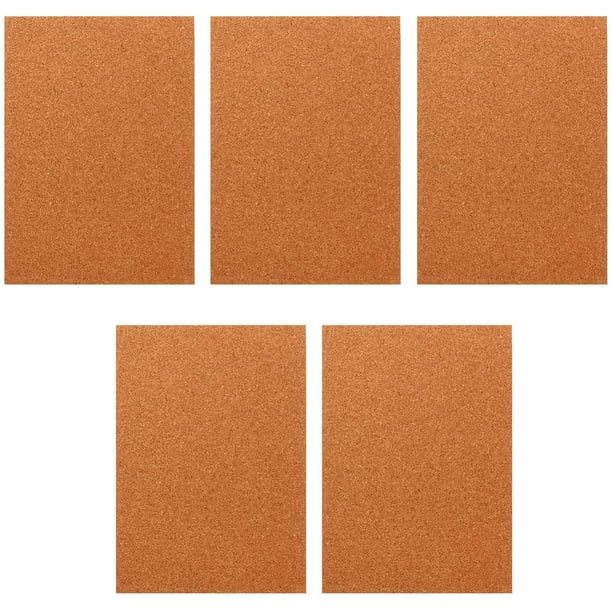 Lot De 5 Tableaux En Liège A4, Insonorisés Et Sans Cadre, Avec Punaises, Pour La Maison, Le Bureau Ou L'École.