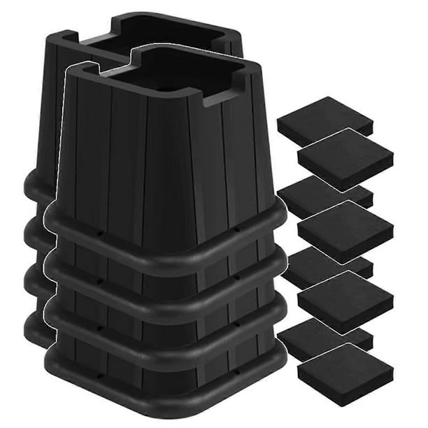 Bed Risers Heavy Duty, Adjustable Furniture Risers For Bed Set Of 8