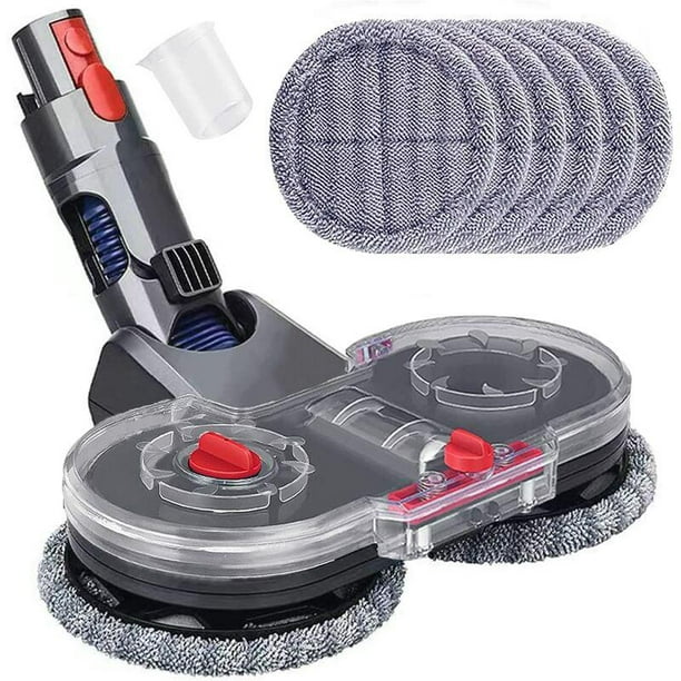 Tête De Balai Électrique Pour Aspirateur Dyson V11 V10 V15 V8 V7 Avec Réservoir Et 6 Lingettes Lavables - Trimec