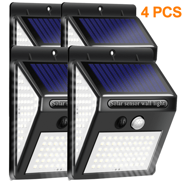 Solar Lights Outdoor 140 Led,wireless Motion Sensor Lights With 270° Wide Angle Ip65 Waterproof For Deck Fence Post Door Wall Yard And Garage, Yard, Garage, Deck, Pathway, Porch
