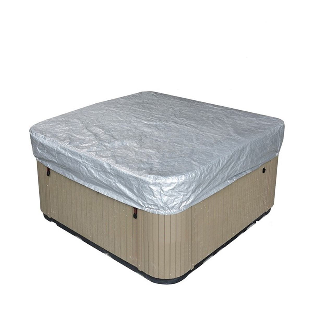 Couverture Pour Spa De Jardin 231 X 231 X 30 Cm, Tissu Oxford 2100d, Imperméable, Anti-poussière Et Anti-uv, Pour Baignoire Spa Extérieure.
