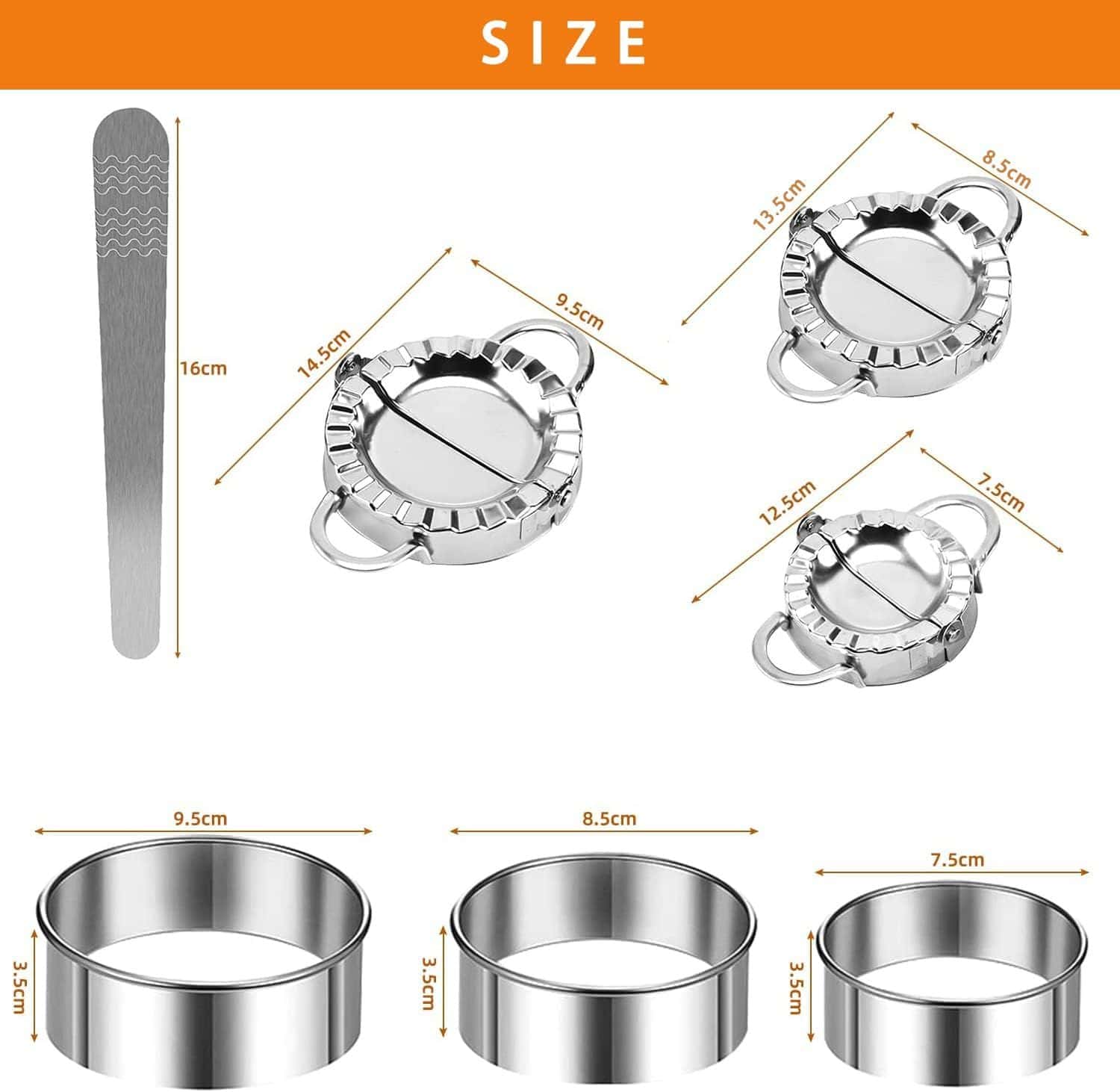 Pièces Acier Inoxydable Ravioli Cutter Kit,moule À Dumplings,moule Ravioli,machine À Boulettes,coupe-pâte Et Accessoires De Cuisine