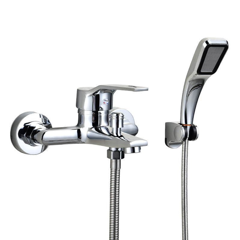 Modern Alloy Bathroom Single Handle Bathtub Shower Mixer Valve Kit Bathroom Tub Faucet With Accessories