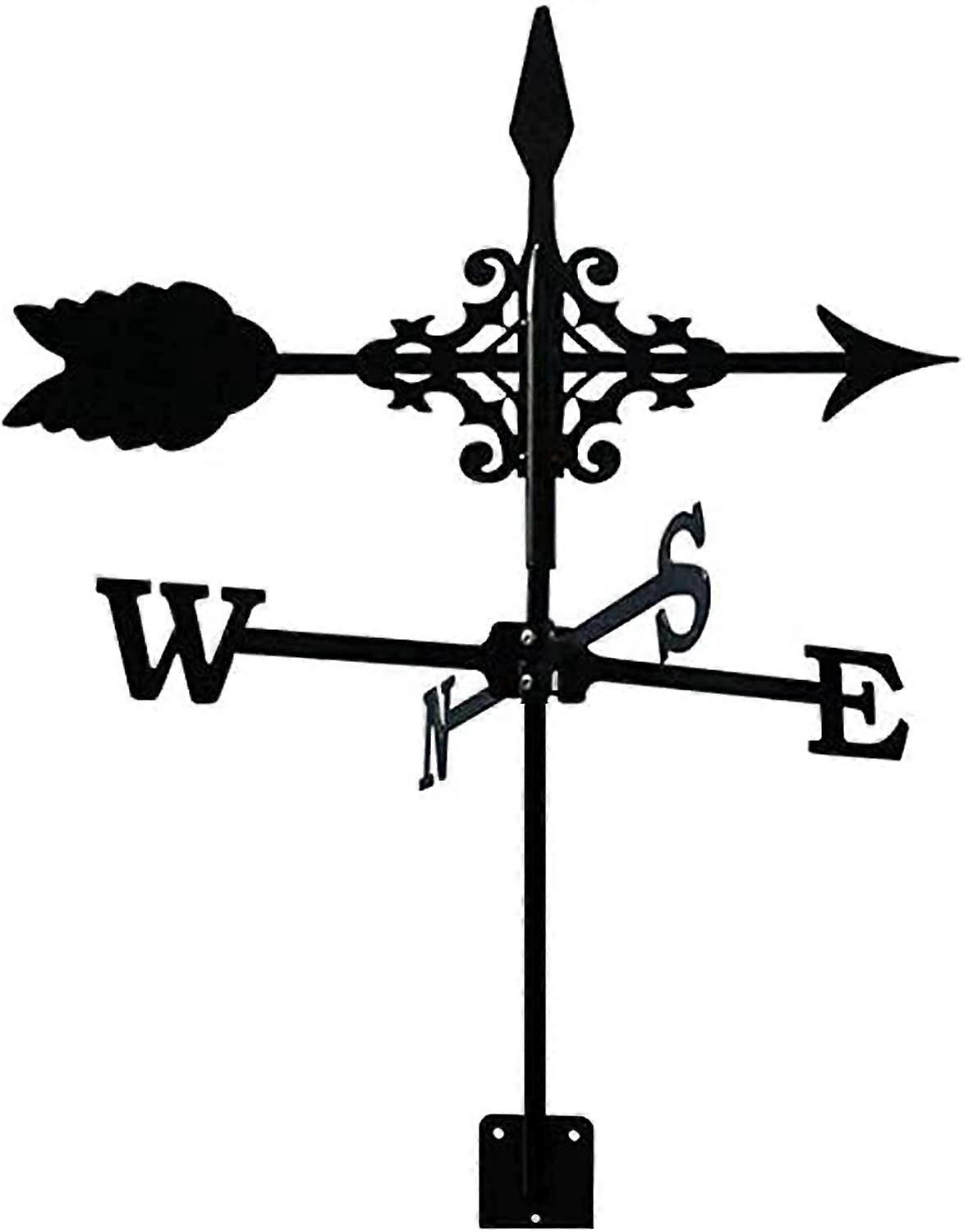 Metal Weathervane With Arrow Ornament Garden Stake Weather Vane Wind Vane