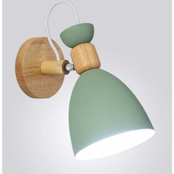 Corne Nordique Vert Macaron Vägglampa Smidesjärn Vägglampa Gånglampa Corridor Lampa Säng Läslampa Utan Ljus S