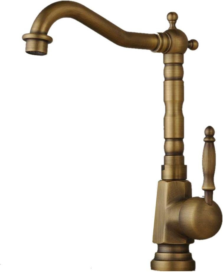 Robinet De Cuisine Mitigeur Monocommande En Laiton Avec Cartouche En Céramique Et Bec Pivotant