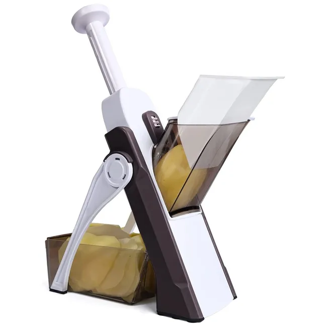 Coupe-légumes Multifonctionnel 5 En 1 Avec Lames En Acier Inoxydable : Mandoline, Mandoline, Mandoline, Mandoline
