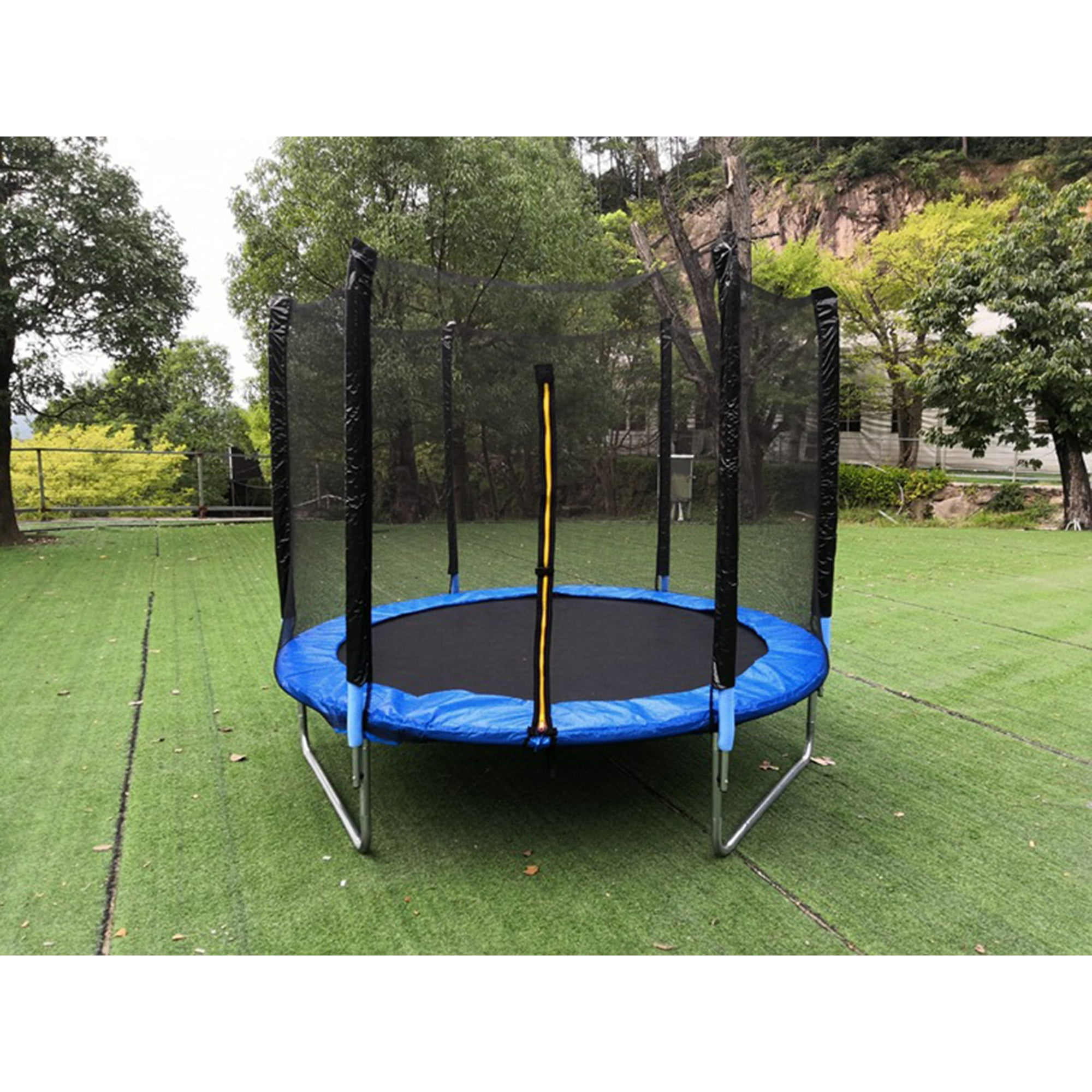 12ft Trampoline Replacement Safety Enclosure Net For 8 Pole Enclosure, Weather-resistant