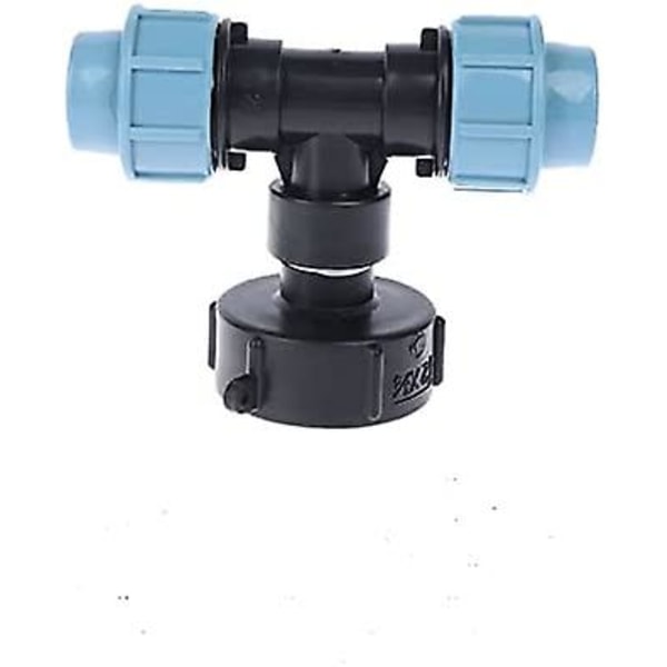Adaptateur Pour Cuve Ibc, Cuve À Eau Ibc S60x6 Avec Raccord En Polyéthylène Mdpe De 25 Mm, Compatible Avec Les Supports Ibc Standard Britanniques Et Européens.