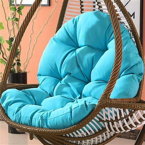 Waterproof And Thick Swing Seat Cushion - Backrest Cushion For Garden Swing Seat Only - Dirt-proof Cushion, Durable And Comfortable (white, 80x120cm)