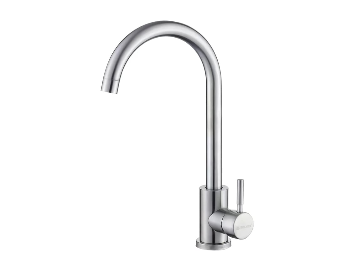 Robinet Mélangeur De Cuisson En Acier Inoxydable Pour Eau Chaude Et Froide, Robinet Mélangeur De Cuisson Brossé Avec Rotation Flexible