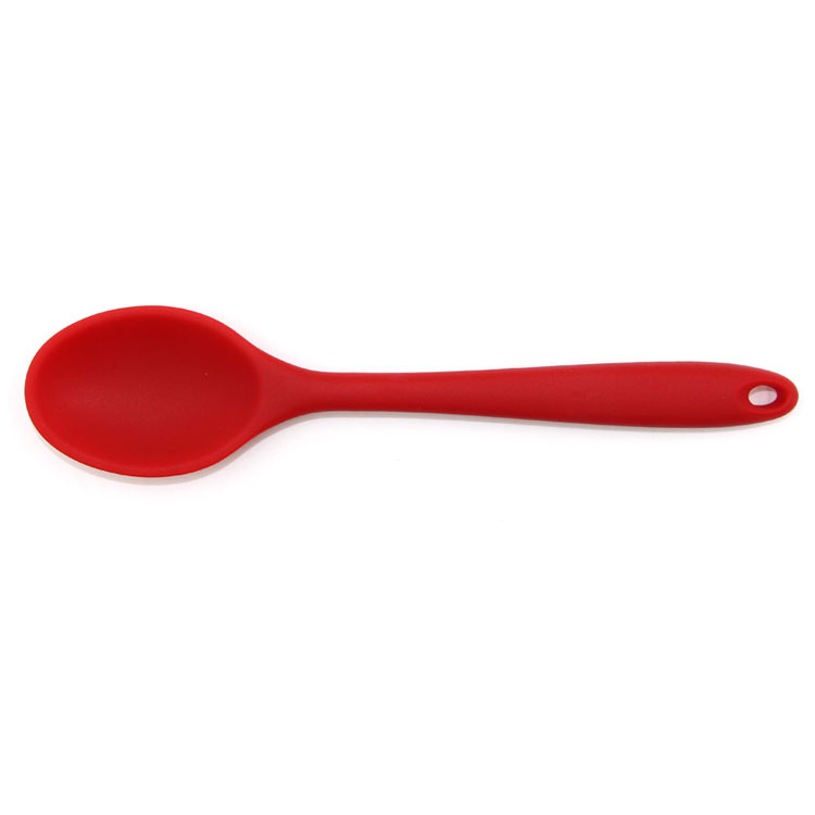 6pcs Silicone Nonstick Mixing Spoon High Resistant,cooking Spoon