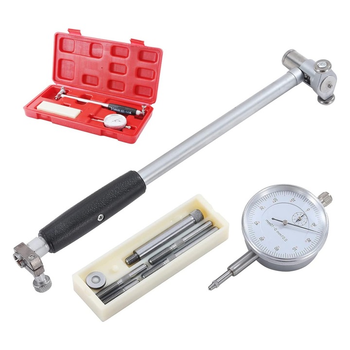 Indicator De Orificiu Qttvbtna, 50-160mm, Precizie 0.01mm, Ghidaj De Protectie