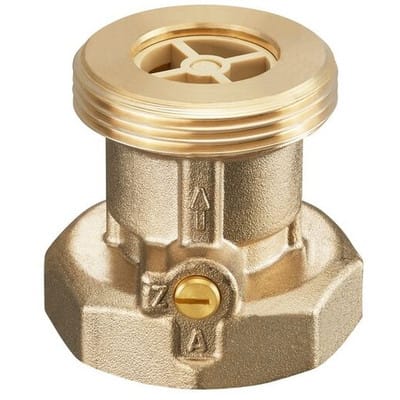 Oventrop - sve Sperrventil dn 32 g 2' Außengewinde, g 2' Innengewinde pn 10, Messing