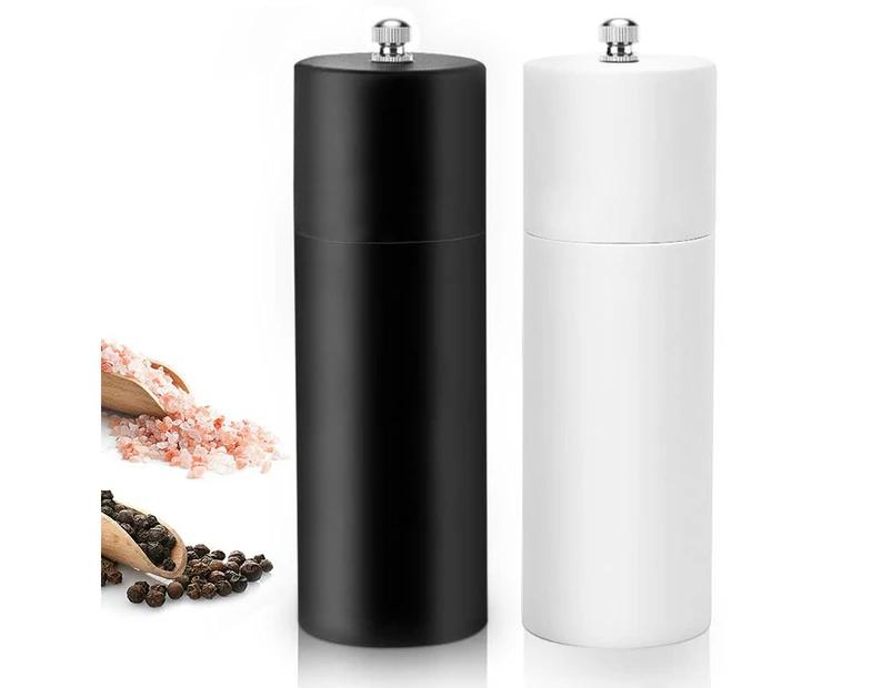 Salt And Pepper Grinders Set, Adjustable Coarseness Non-corrosive Ceramic Spices Grinders, Salt Grinder Mill Peppercorns Pots