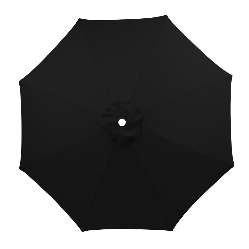 Patio Umbrella Replacement Canopy Outdoor Table Market Patio Umbrella Replacement Canopy - Black