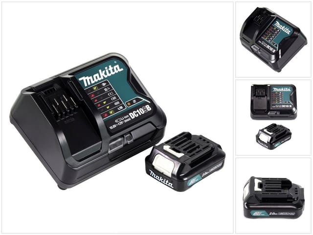 Makita - Power Source Kit 12V mit 1x BL1021B Akku 2,0Ah + DC10SB Ladegerät