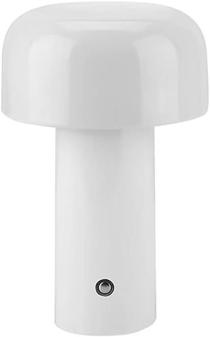 Lampe De Table Led Champignon Sans Fil Rechargeable Tactile 3 Niveaux Bureau Chambre