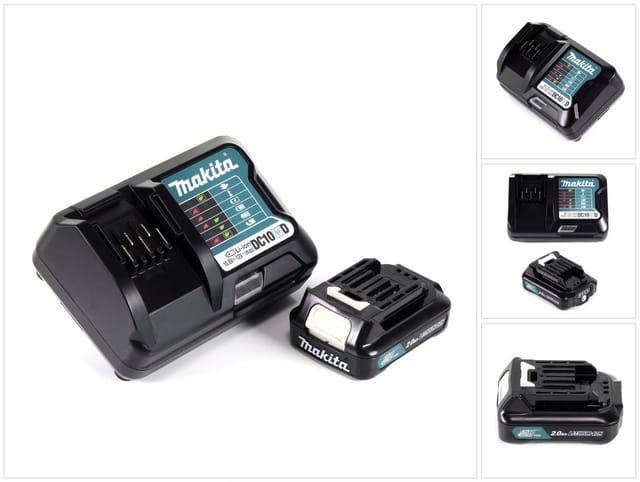 Makita - Power Source Kit 12V mit 1x BL1021B Akku 2,0Ah + DC10WD Ladegerät